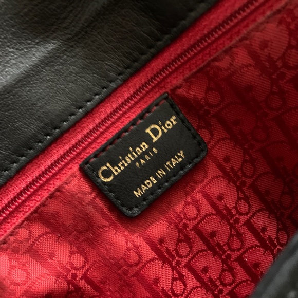 Christian Dior Cannage Leather Flap Hobo - Picture 8 of 12